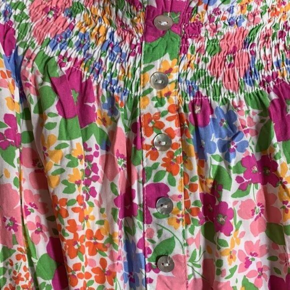 Paper Heart Bright Multi-Colour Floral Crop Blouse - Picture 5 of 7